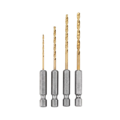 HEX SHANK PILOT TITANIUM DRILL BIT SET (4 PC.) | RYOBI