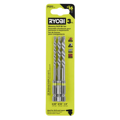 IMPACT RATED MASONRY DRILL BITS | RYOBI