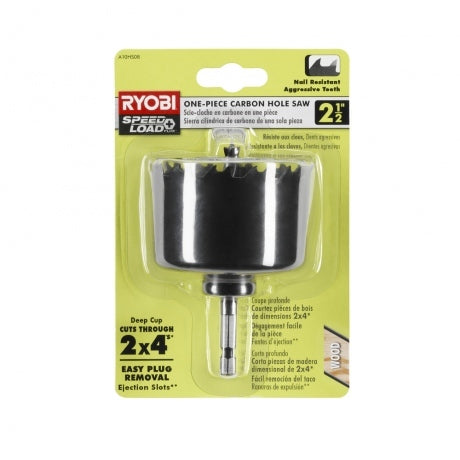 RYOBI 2-1/2 ONE PIECE CARBON HOLE SAW | RYOBI