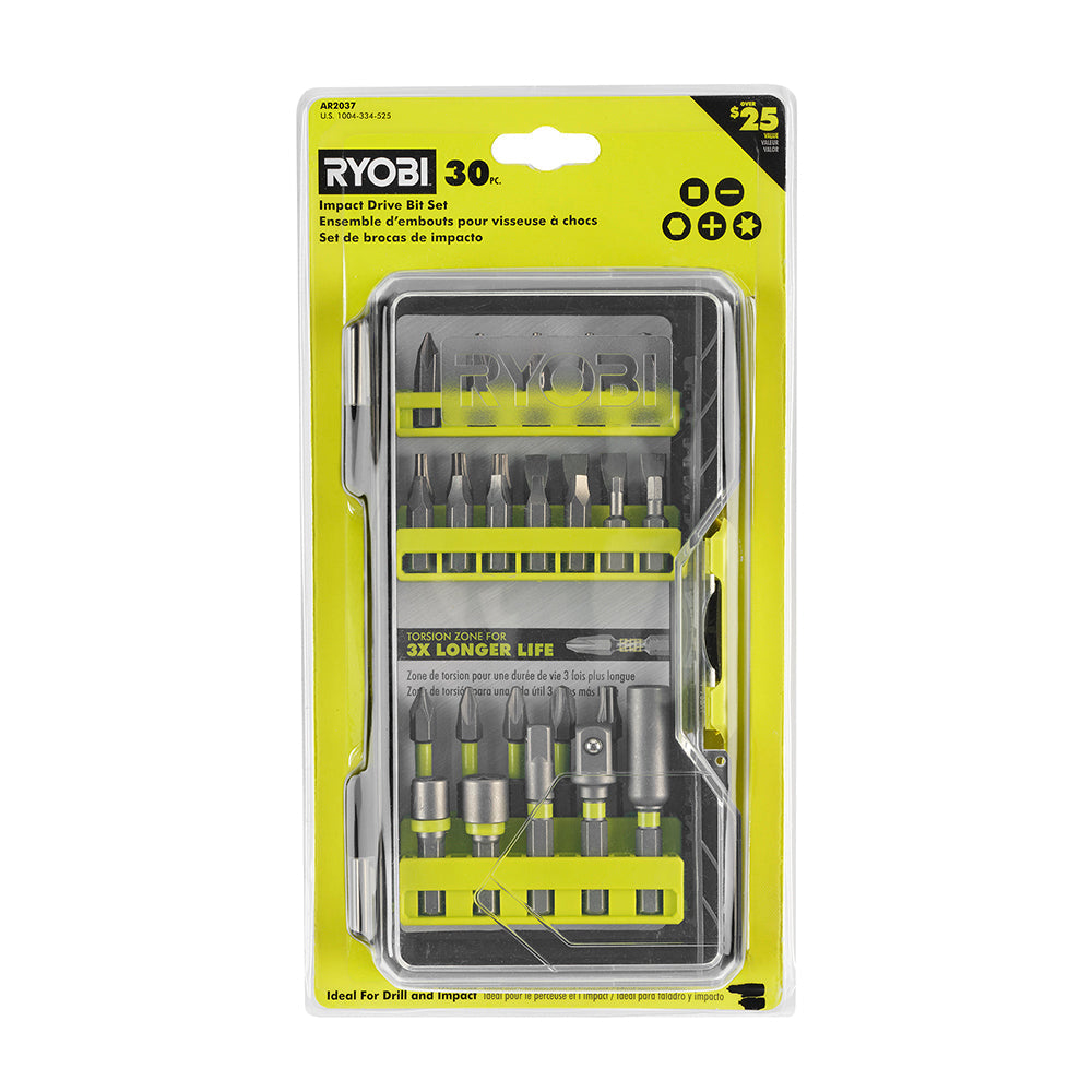 RYOBI 30PC IMPACT DRIVING KIT | RYOBI