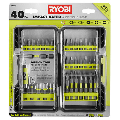 RYOBI 40PC IMPACT DRIVING KIT | RYOBI