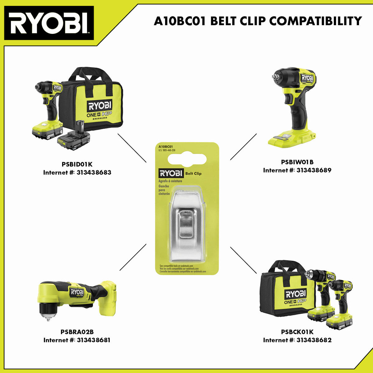 RYOBI PREMIUM BELT CLIP | RYOBI