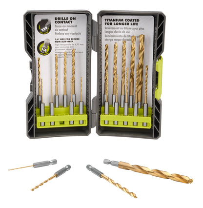 TITANIUM DRILL BIT KIT (22-PIECE) | RYOBI