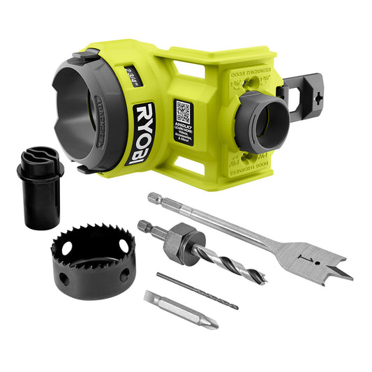 WOOD DOOR LOCK INSTALLATION SET | RYOBI