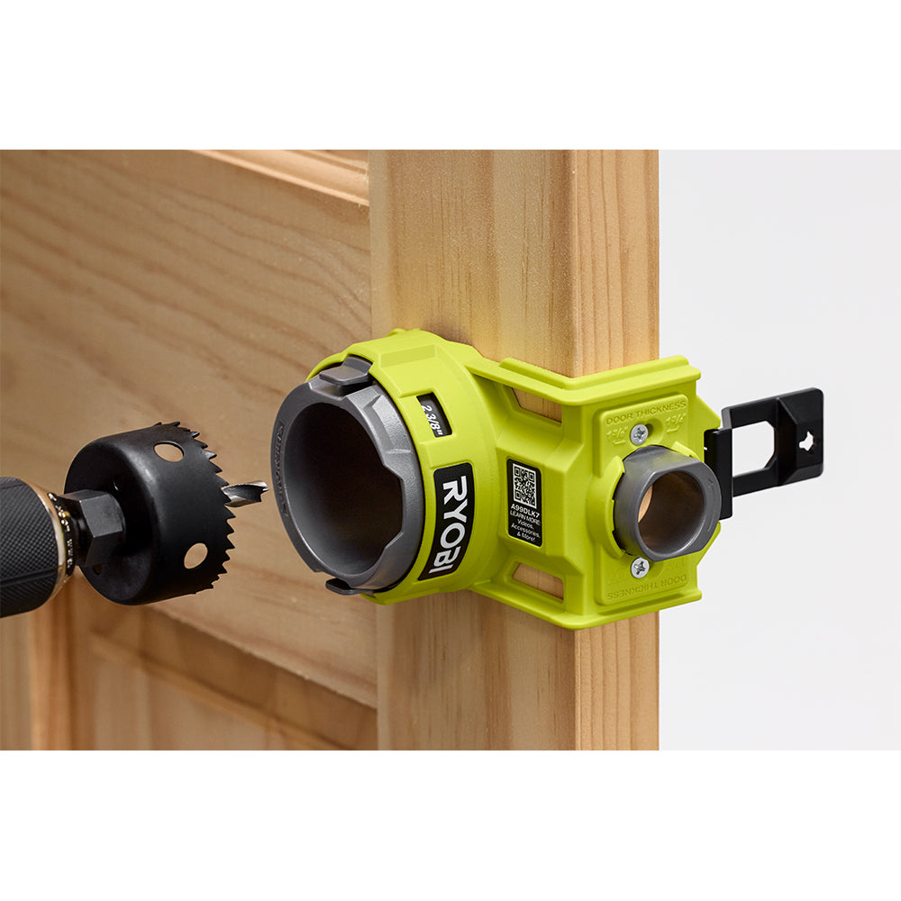 WOOD DOOR LOCK INSTALLATION SET | RYOBI