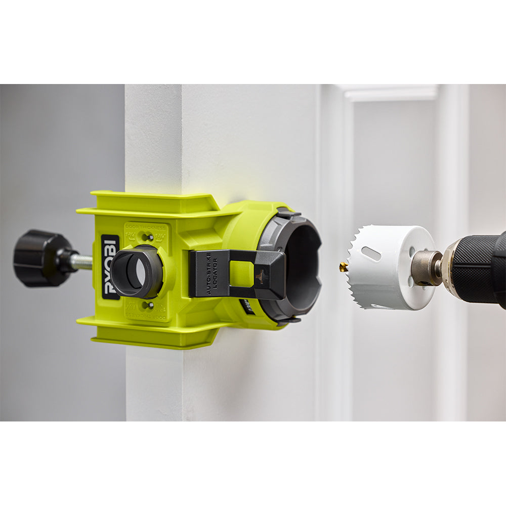 WOOD/METAL DOOR LOCK INSTALLATION SET | RYOBI