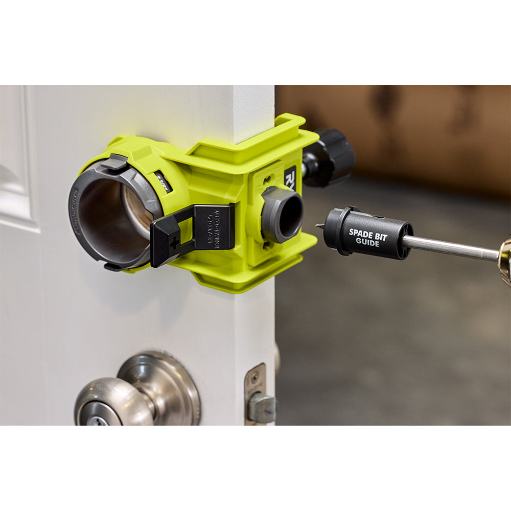 WOOD/METAL DOOR LOCK INSTALLATION SET | RYOBI