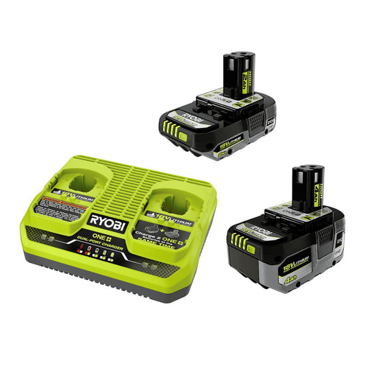 18V ONE+ LITHIUM HIGH PERFORMANCE STARTER KIT | RYOBI