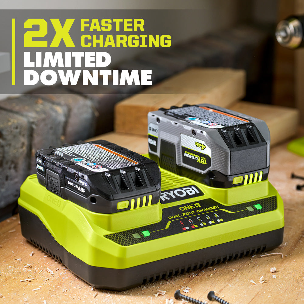 18V ONE+ LITHIUM HIGH PERFORMANCE STARTER KIT | RYOBI